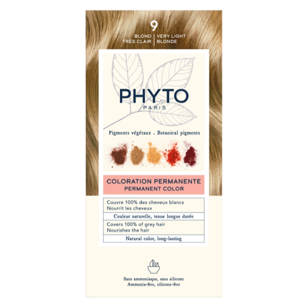 Phyto - Phytocolor Hair Color Kit 9 Very Light Blond, Coloration | GLAMS  SECRET