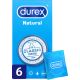 Durex - Preservativos Natural Plus x 6 unid.