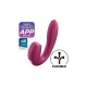 Satisfyer - Sunray Berry Succionador y Vibrador 2 en 1 Súper Flexible USB