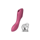 Satisfyer - Curvy Trinity 3 Vibrador y Succionador Triple Estimulación USB Rojo