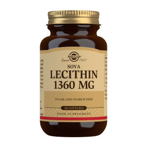 SOLGAR LECITHIN 1360 MG 180 CÁPSULAS