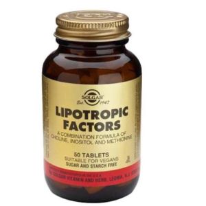 SOLGAR LIPOTROPIC FACTORS 50 TABS
