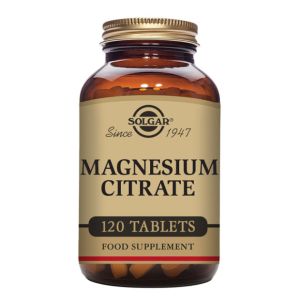 SOLGAR MAGNESIUM CITRATE 120 TABS
