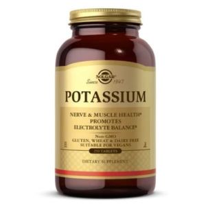 SOLGAR POTASSIUM 99 MG 100 TABS