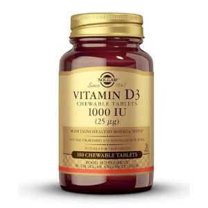 SOLGAR VIT.D3 1000UI 25MCG 100 COMP.MAST