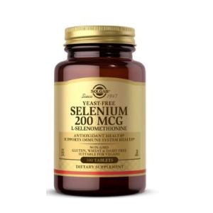 SOLGAR SELENIUM 200MG 100TABL SEM LEV