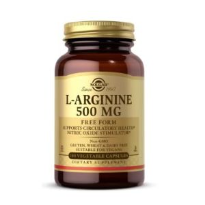 Solgar L-Arginine 500mg 50caps.