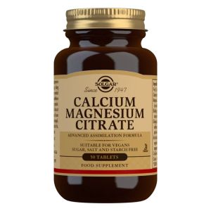 SOLGAR CALCIUM MAGNESIUM CITRATE 50 TABS