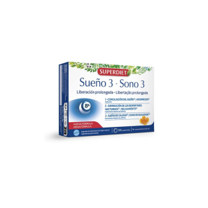 Superdiet Sono 3+Melatonina 30 Comp