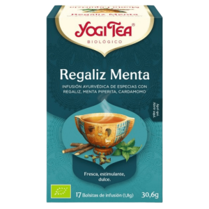 Yogi Tea Bio Chá Alcacuz Menta 17 Saquetas