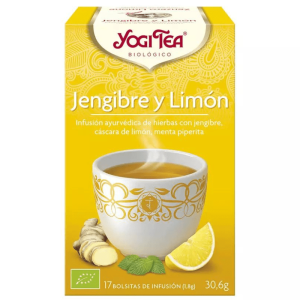 Yogi Tea Bio Chá Verde Sencha, Gengibre e Limão 17 saquetas