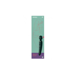 Satisfyer - Masajeador Wand-er Woman Negro y Dorado
