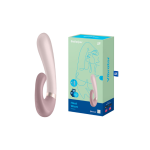 Satisfyer - Heat Wave Vibrador con Efecto Calor Mauve con APP