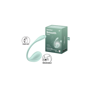 Satisfyer - Smooth Petal Vibrador de Braguita con APP Verde