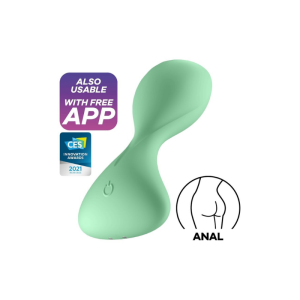 Satisfyer - Trendsetter Plug Anal con Vibración y APP Verde Claro