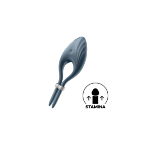 Satisfyer - Anillo Vibrador Duelist Dark Blue
