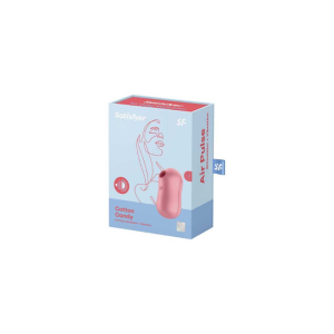 Satisfyer - Cotton Candy Succionador de Clítoris y Vibrador Light Red