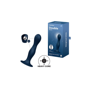Satisfyer - Dildo con Bola Interna Double Ball-R Azul