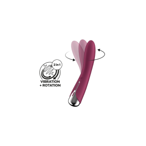 Satisfyer - Spinning Vibe 1 Vibrador y Rotador Rojo