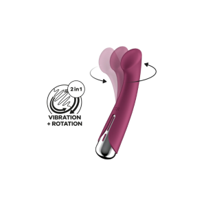 Satisfyer - Spinning G-Spot 1 Vibrador y Rotador Rojo