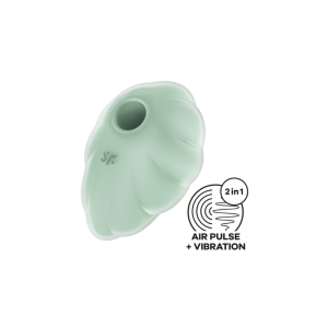 Satisfyer - Cloud Dancer Succionador y Vibrador Menta