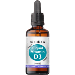 Viridian - Vitamina D3 2000UI Líquida Vegan 50ml