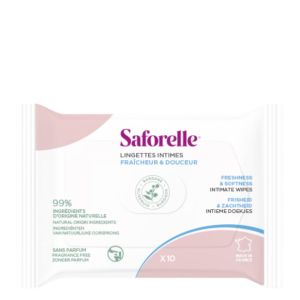 SAFORELLE TOALHETE INTIMO FRESC X10