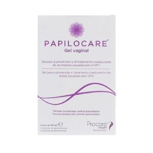 PAPILOCARE GEL VAGINAL CANULA 40ML X2