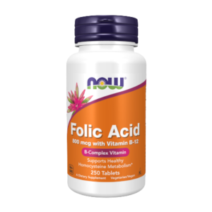 Now Folic Acid 800mcg 250 Comp