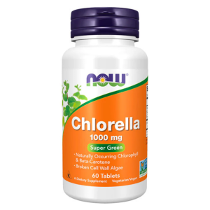 Now Chlorella 1000mg 60 Comp