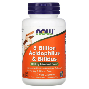 Now 8 Billion Acidophilus&Bifidus 120cáp