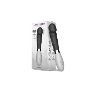 Latetobed ​​​​​​Louver Vibrador Silicone Preto
