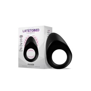 Anel Vibratório Latetobed ​​​​Picker para Casais Silicone