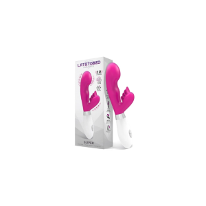Latetobed ​​​​​​Sliper Vibratório Coelho Silicone Rosa