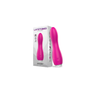 Latetobed ​​​​​​Douby Vibrador Silicone Rosa