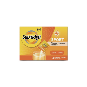 Supradyn Sport Magnésio + Potássio Granulado 24 Saquetas