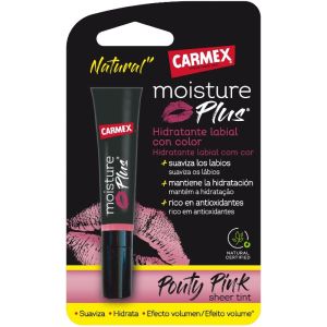 Carmex - Moisture Plus Batom Hidratante com Cor Pouty Pink 3,8g