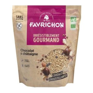 Favrichon - Bio Muesli Crocante Chocolate E Castanhas Sem Glúten 450g