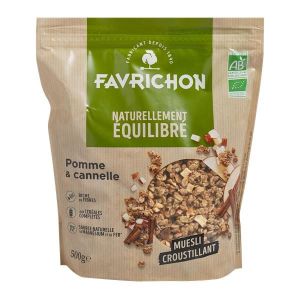 Favrichon - Bio Crispy Muesli Apple Cinnamon 450g