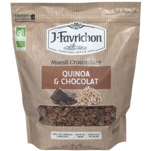 Favrichon - Bio Muesli Crocante Quinoa Chocolate 450g