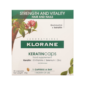 Klorane - Quinine KeratinCaps x 30 caps.