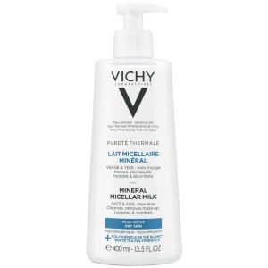 Vichy - Pureté Thermale Leite Micelar Mineral Pele Seca 400ml